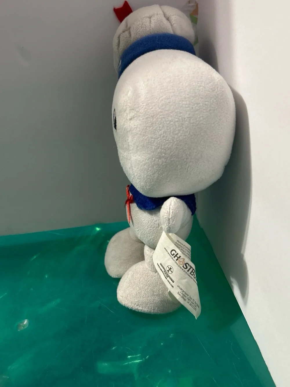 Underground White Sailor Plush with Blue Collar and Red Accent